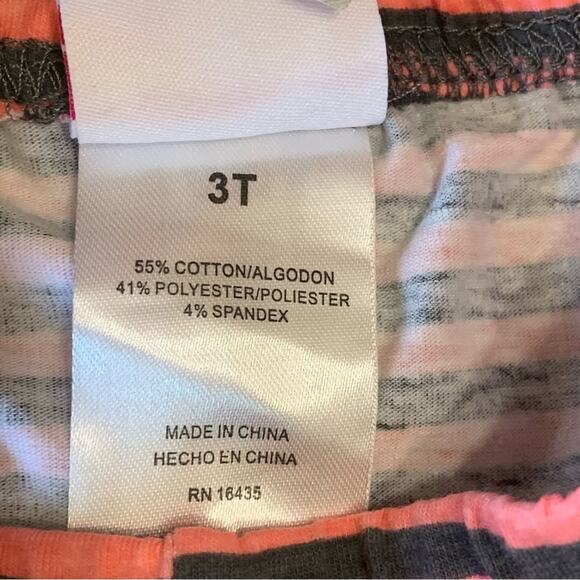 ✨- New Bundle Girls 3T bright flower Top and Candy Stripe leggings Priced f… - Picture 11 of 12